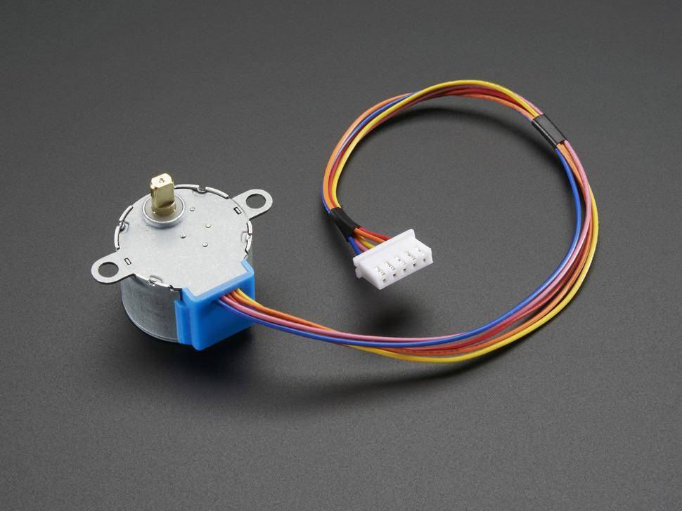 Adafruit Schrittmotor 28mm, 32-Schritt, 1/16 Reduzierung, unipolar, 5VDC