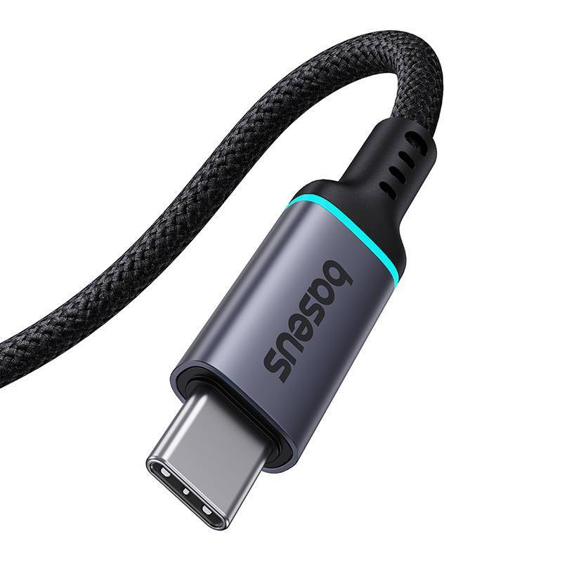 Baseus High Definition USB-C Verlängerungskabel, C-Stecker - C-Buchse, 10Gbps, 0,5m, schwarz