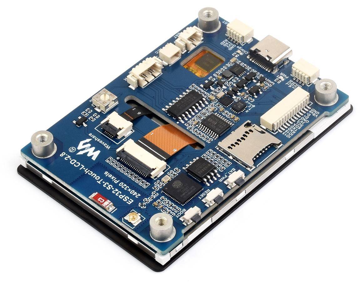 Waveshare ESP32-S3 2.8" Display, 240x320, 5-Punkt-Touch, WiFi, BLE 5, Dual-Core 240 MHz, 16MB
