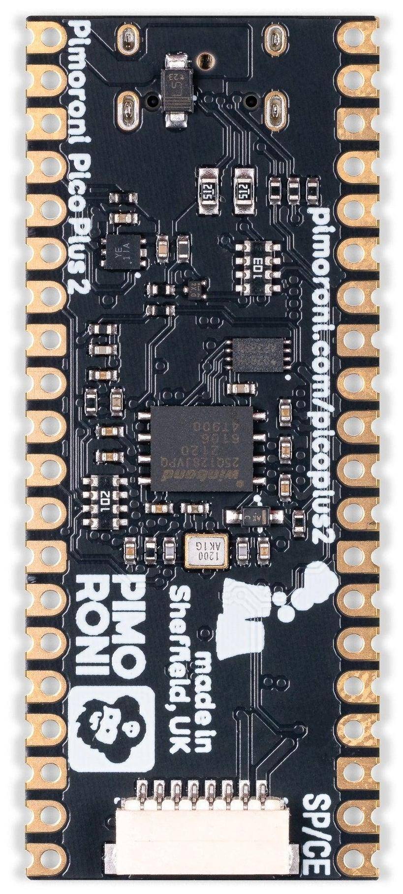 Pimoroni Pico Plus 2 RP2350 Entwicklungsboard, 16MB Flash, 8MB PSRAM, USB-C, Qwiic/ST, 600mA, 3-5,5V