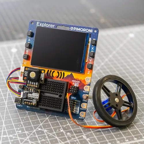 Pimoroni, Explorer Starter Kit, RP2350, 150MHz, Display, Sensor Suite, QW/ST-Stick, Zubehör, 3V-5.5V Pimoroni, Explorer Starter Kit, RP2350, 150MHz, Display, Sensor Suite, QW/ST-Stick, Zubehör, 3V-5.5V