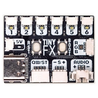 Pimoroni Tiny FX LED Controller Board, RP2040, 133MHz, 6 Mono LED Kanäle, 1 RGB LED Kanal Pimoroni Tiny FX LED Controller Board, RP2040, 133MHz, 6 Mono LED Kanäle, 1 RGB LED Kanal