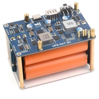 Waveshare UPS HAT E für Raspberry Pi, 4x Akku-Slots, Bi-Directional Charging, I2C, Pogo Pins, 5V 6A Waveshare UPS HAT E für Raspberry Pi, 4x Akku-Slots, Bi-Directional Charging, I2C, Pogo Pins, 5V 6A
