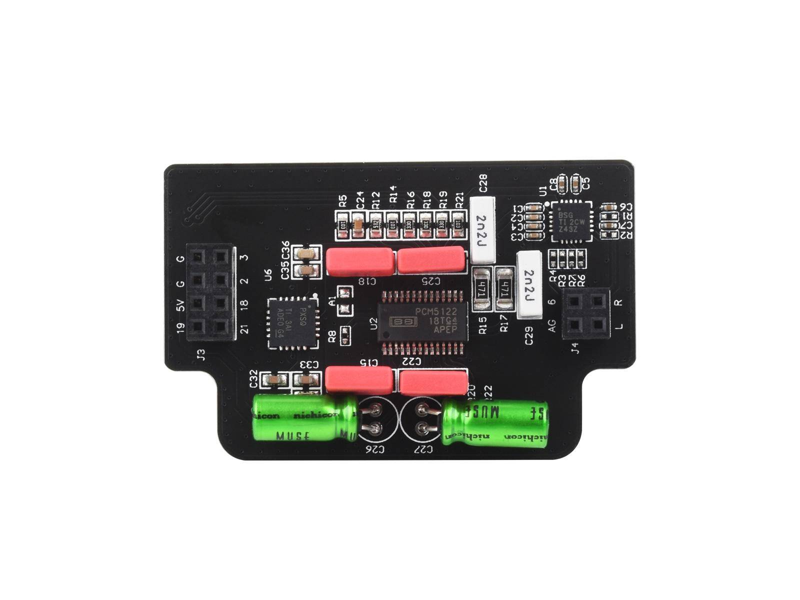 Argon BLSTR DAC Board Kit, Erweiterung für Argon ONE V3 Gehäuse, 3.5mm Klinke, Ground Isolator