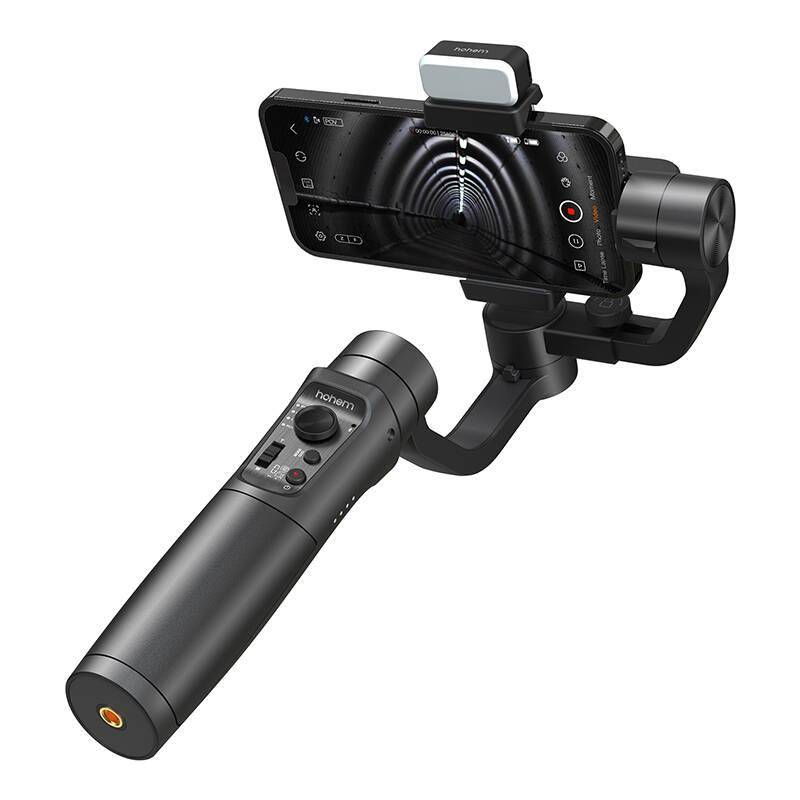 Hohem iSteady Mobile+ Kit, Gimbal für Smartphones, 3-Achsen, 280g Traglast, mit LED Lampe