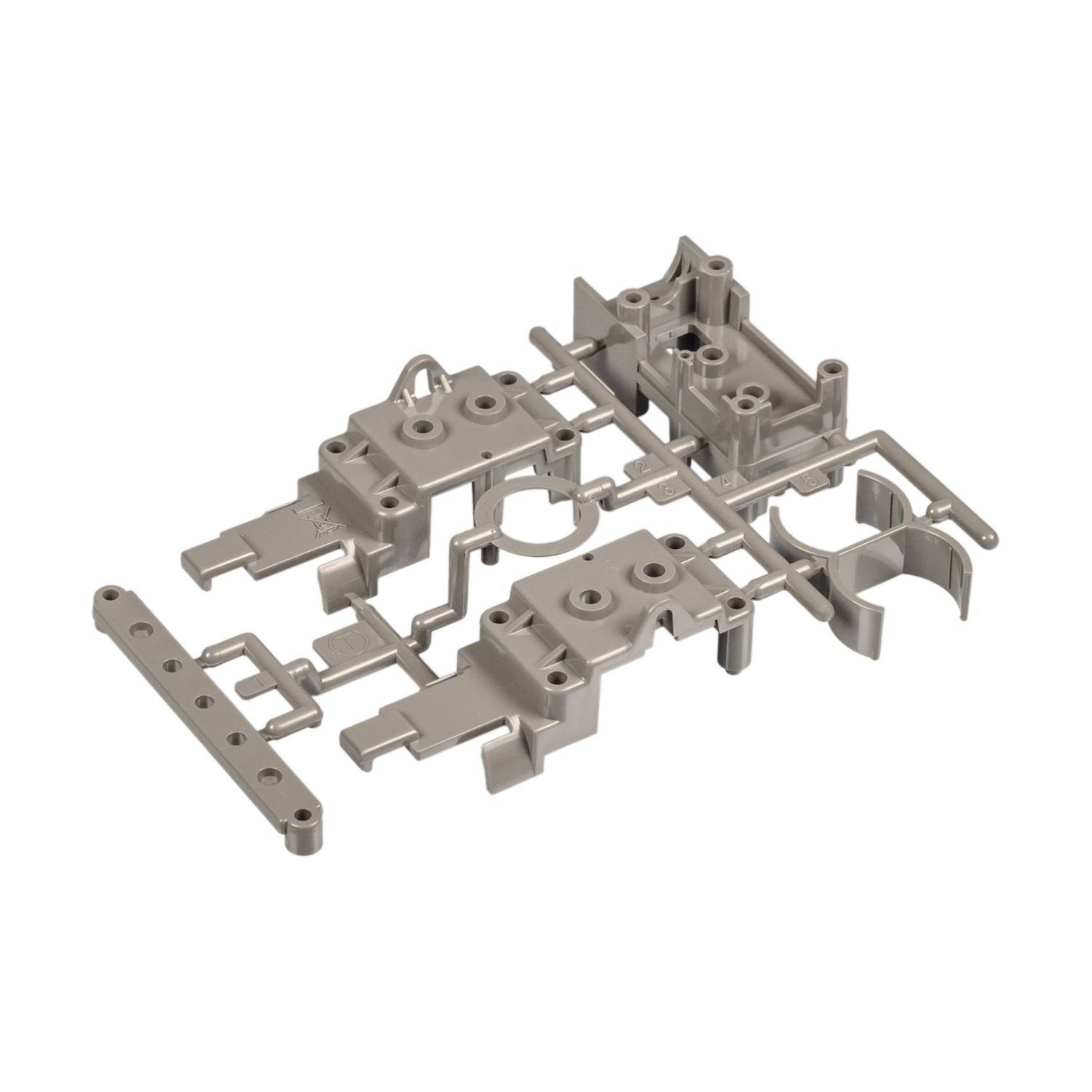 Tamiya 70168 Double Gearbox Kit, unabhängige Getriebe, 4 Übersetzungsverhältnisse, 2 Motoren, 3-6V
