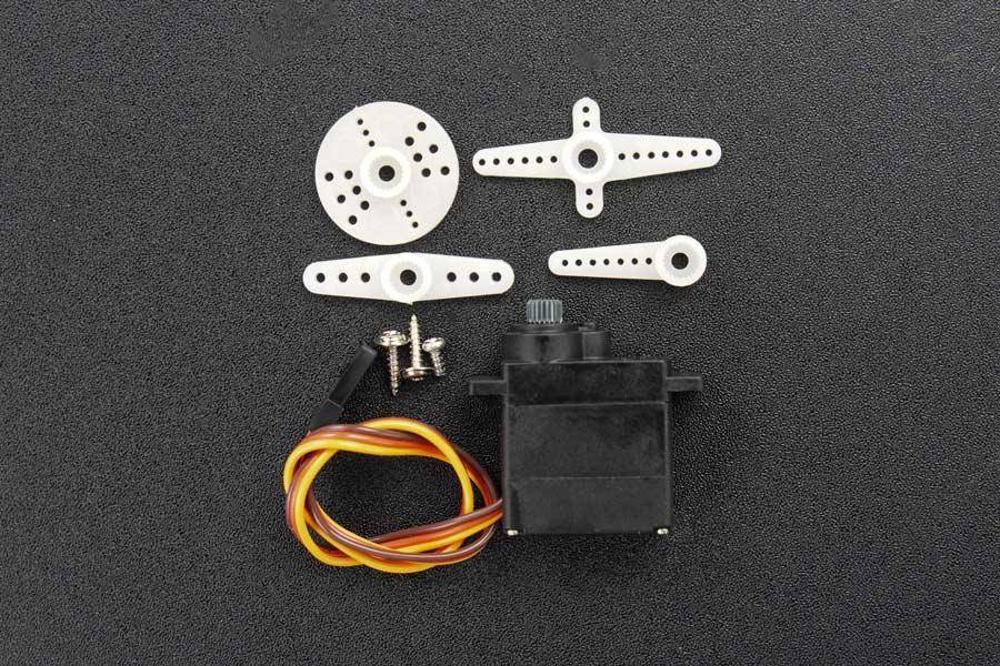 DFRobot 9025MG Servomotor, Metallgetriebe, 2.5kg/cm, 0.10s/60°, für Roboter und Modelle, 4.8-6V