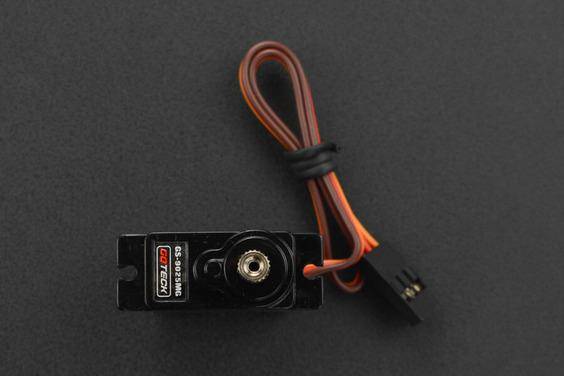 DFRobot 9025MG Servomotor, Metallgetriebe, 2.5kg/cm, 0.10s/60°, für Roboter und Modelle, 4.8-6V