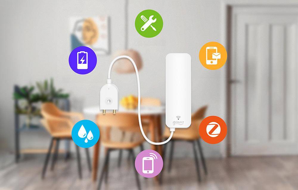 Gosund ST19 Smart Flood/Water Leak Sensor, Wassersensor, ZigBee