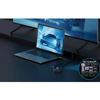 BlitzWolf 8-in-1 Smart Display Docking Station, USB-C zu 2x USB 3.0 + HDMI 4K@60Hz + SD + USB-C PD BlitzWolf 8-in-1 Smart Display Docking Station, USB-C zu 2x USB 3.0 + HDMI 4K@60Hz + SD + USB-C PD