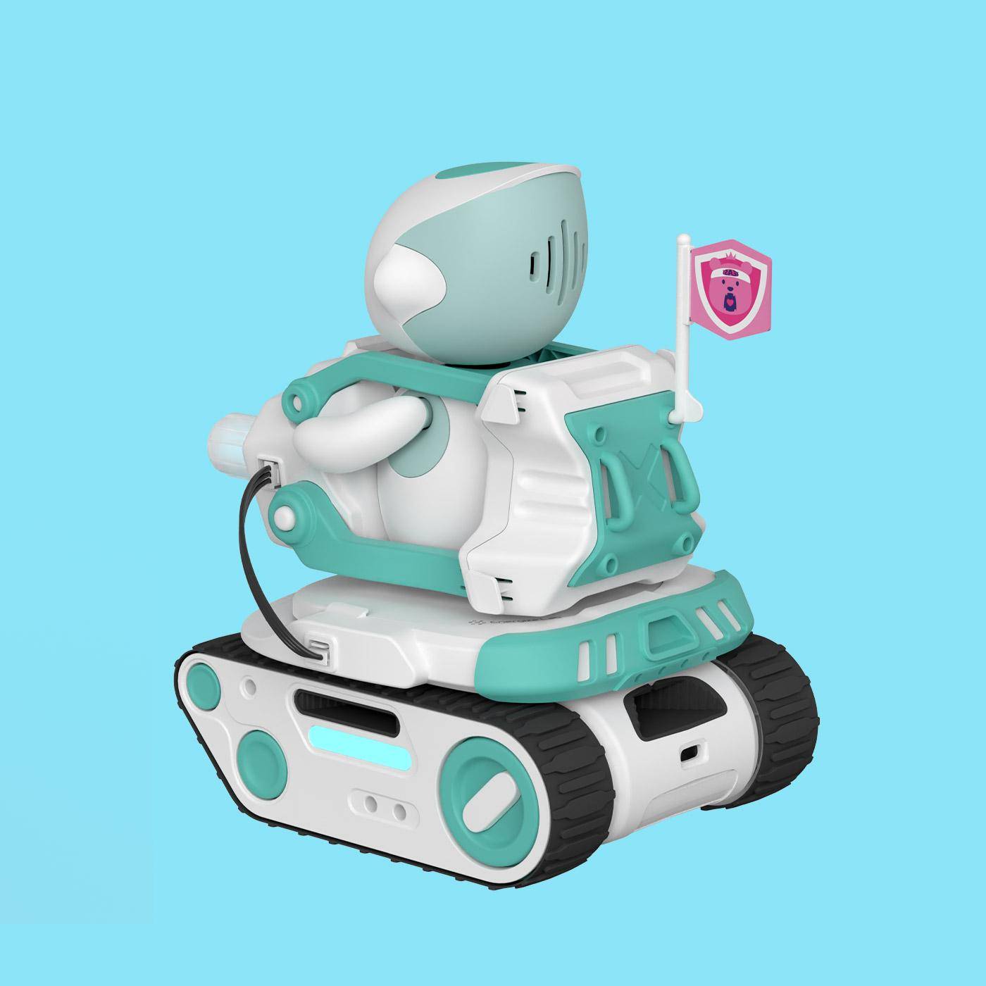Energize Lab Panxer, Fahrzeug für Eilik Roboter, 2.4G Kommunikation, Infrarotsensoren,USB-C
