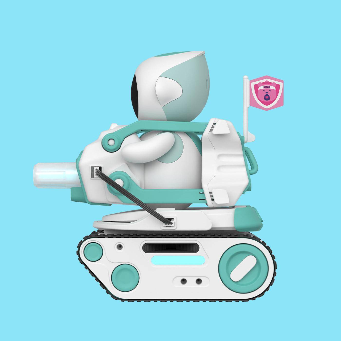 Energize Lab Panxer, Fahrzeug für Eilik Roboter, 2.4G Kommunikation, Infrarotsensoren,USB-C