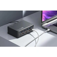 BlitzWolf BW-i9 Desktop USB Ladegerät, 3x USB-A + 2x USB-C , QC 3.0, 110W, schwarz BlitzWolf BW-i9 Desktop USB Ladegerät, 3x USB-A + 2x USB-C , QC 3.0, 110W, schwarz