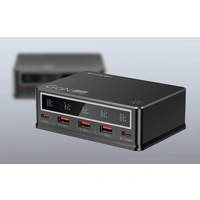 BlitzWolf BW-i9 Desktop USB Ladegerät, 3x USB-A + 2x USB-C , QC 3.0, 110W, schwarz BlitzWolf BW-i9 Desktop USB Ladegerät, 3x USB-A + 2x USB-C , QC 3.0, 110W, schwarz