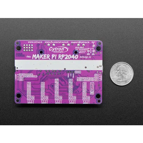 Adafruit Maker Pi RP2040, 2 DC-, 4 Servomotoranschlüsse, 7 Grove-Ports, USB 5V, 3,6-6V Adafruit Maker Pi RP2040, 2 DC-, 4 Servomotoranschlüsse, 7 Grove-Ports, USB 5V, 3,6-6V