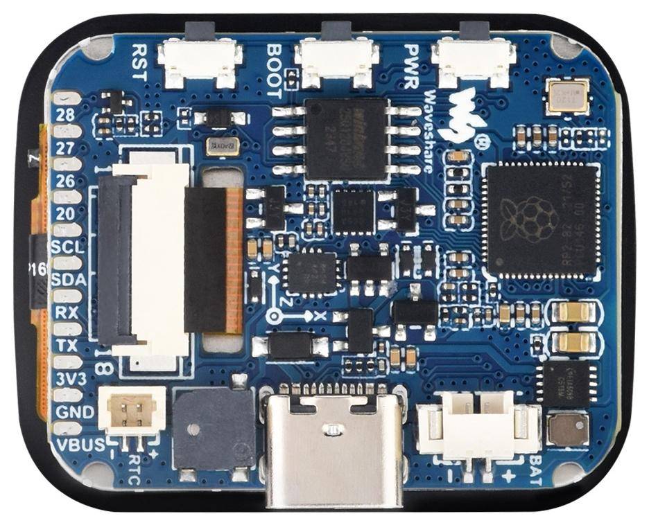 Waveshare RP2040-Touch-LCD-1.69, 1,69 Zoll kapazitives Display, 133 MHz, 264 KB SRAM, 16 MB Flash