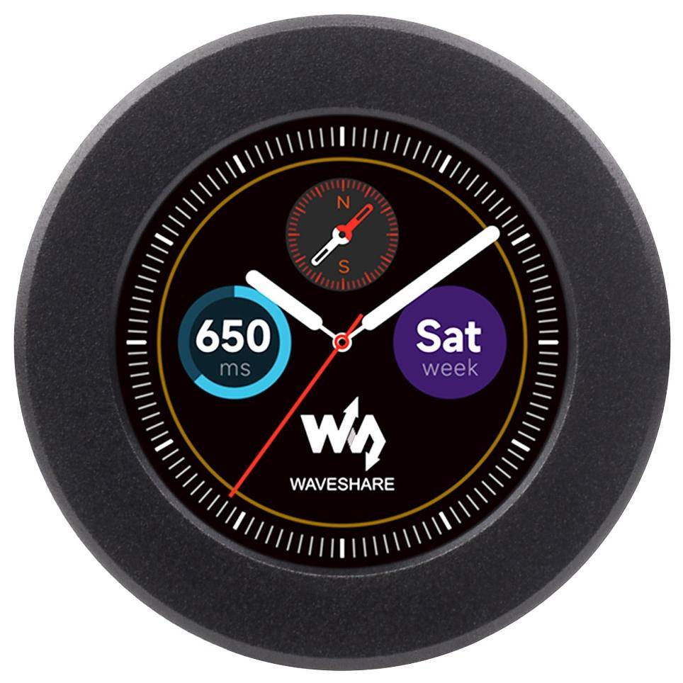 Waveshare RP2040-LCD-1.28-B, 1.28-Zoll-LCD, Dual-Core Arm Cortex M0+, 264 KB SRAM, 2 MB Flash