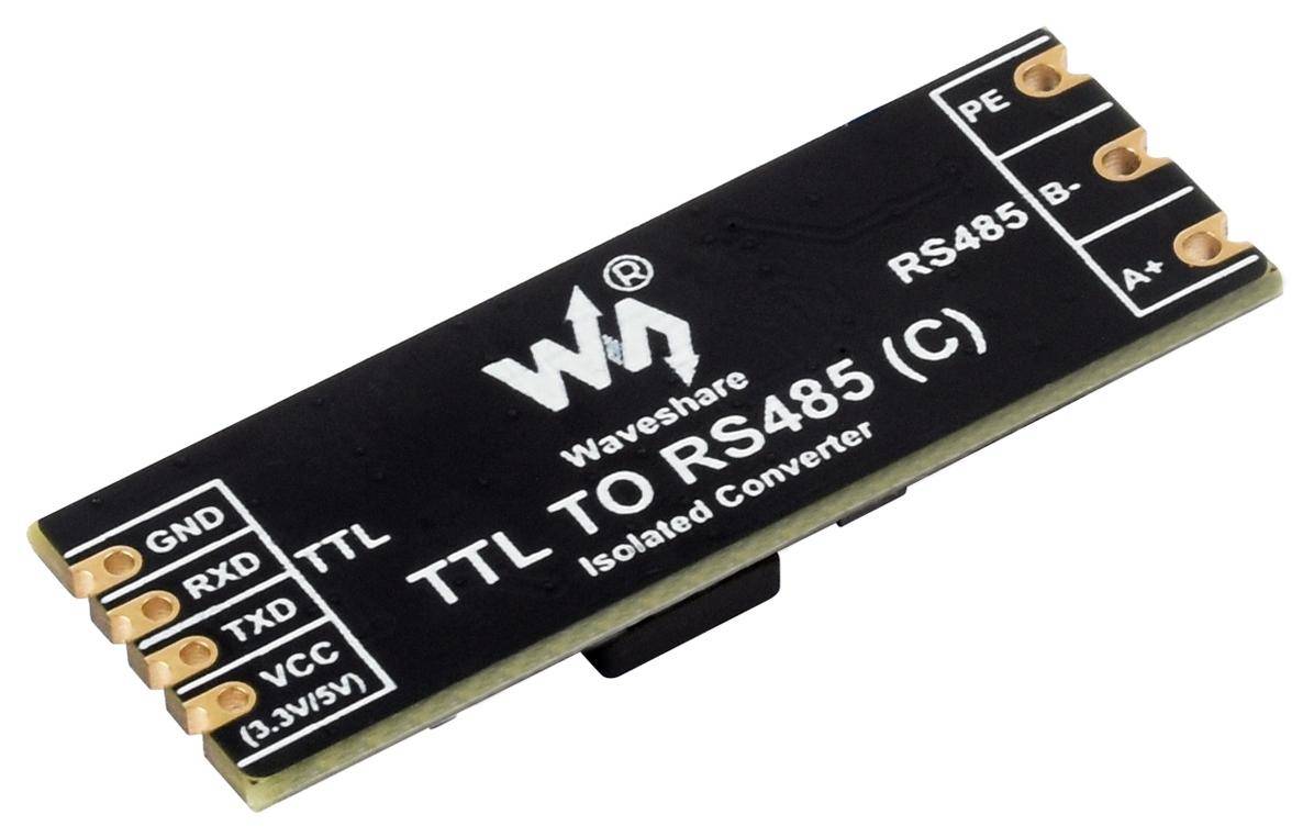 Waveshare TTL zu RS485 Konverter (C), galvanisch isoliert, Halbduplex, Überstromschutz, 3,3-5V