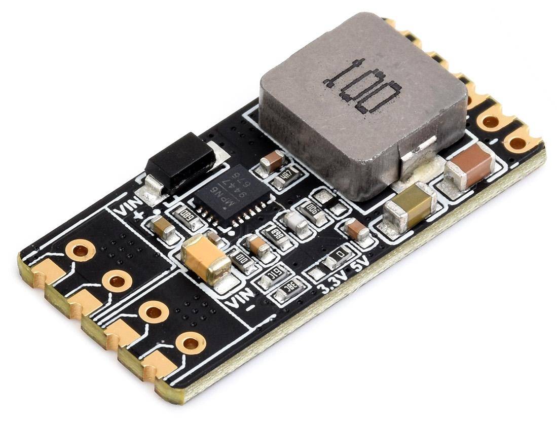 Waveshare DC-DC Buck Mini Module, bis zu 4A, 500kHz, 5-36V Eingang, 3,3V oder 5V Ausgang