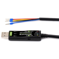 Waveshare USB zu RS232/RS485 Kabel, LED-Anzeigen, ESD-Schutz, Windows/Linux, FT232RNL, 2m, 3,3V/5V Waveshare USB zu RS232/RS485 Kabel, LED-Anzeigen, ESD-Schutz, Windows/Linux, FT232RNL, 2m, 3,3V/5V