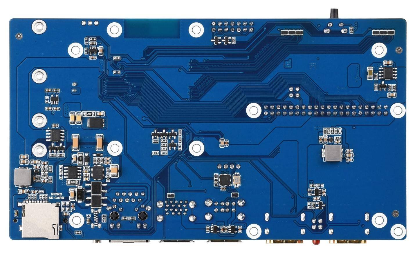 Waveshare Raspberry Pi Compute Module 5 IO Board, PoE, RTC, PWM, Dual-MIPI, M.2 NVMe, 5V