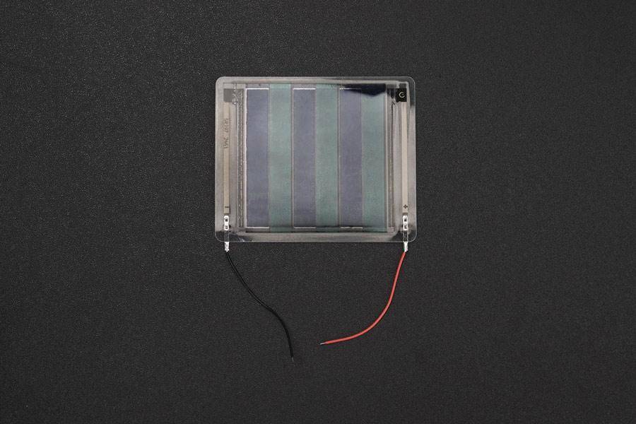 DFRobot Photonic Thin-Film Battery, 71,5x60x0,2mm, 418µW bei 500 Lux, Indoor-Energiegewinnung, 3,8V