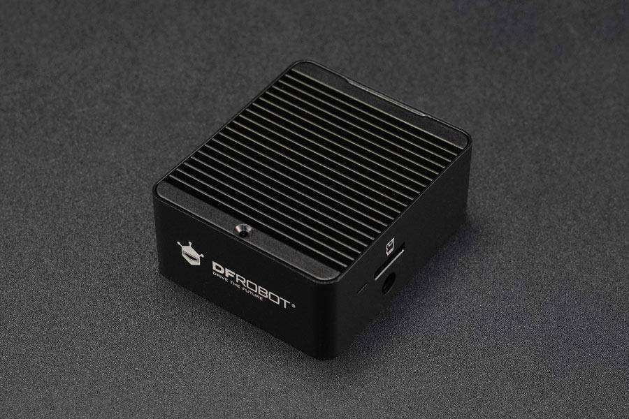 DFRobot Raspberry Pi CM4 IoT Router Carrier Board Mini + Tray / Gehäuse, 2x Gigabit LAN, GPIO, 5V/3A