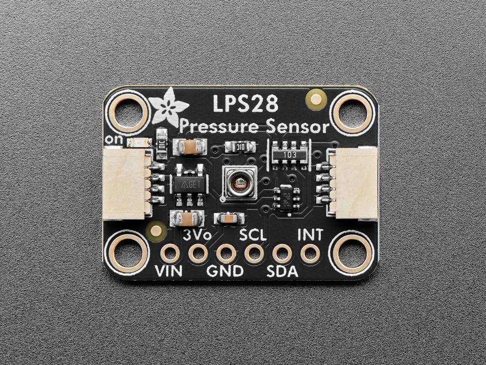 Adafruit LPS28 Absolutdrucksensor, I2C/MIPI I3CSM, 260-4060hPa, +/-0,5hPa, STEMMA QT/Qwiic, 3,3-5V