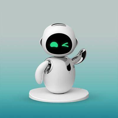 Energize Lab Eilik, emotional intelligenter Begleitroboter, über 140 Emotionen - Farbe: silber