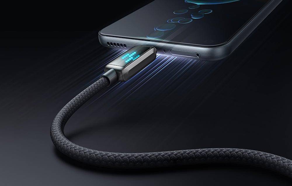 Mcdodo CA-2350 Visible Cable, USB-A - USB-C Kabel, 100W, LED-Anzeige, 1,2m