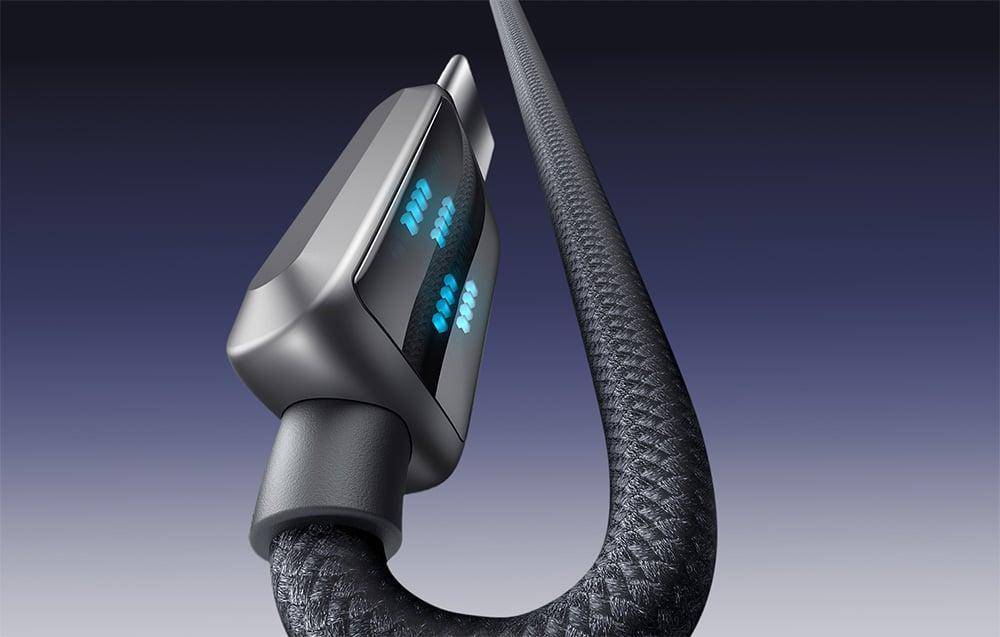 Mcdodo CA-2350 Visible Cable, USB-A - USB-C Kabel, 100W, LED-Anzeige, 1,2m
