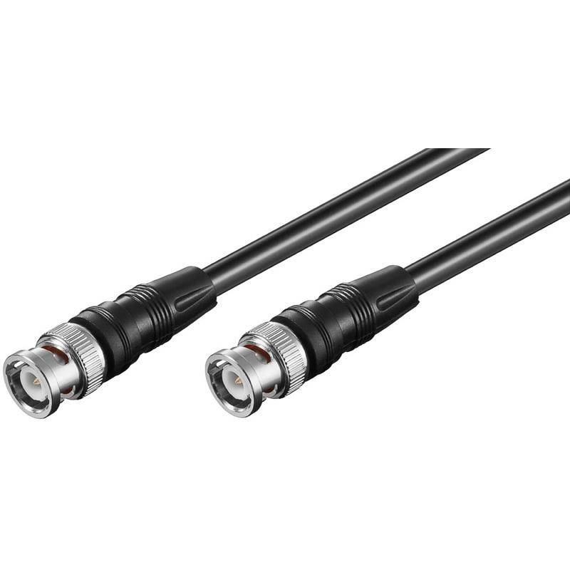 RG59 Kabel 75 Ohm BNC Stecker  BNC Stecker - Länge: 2,00 m