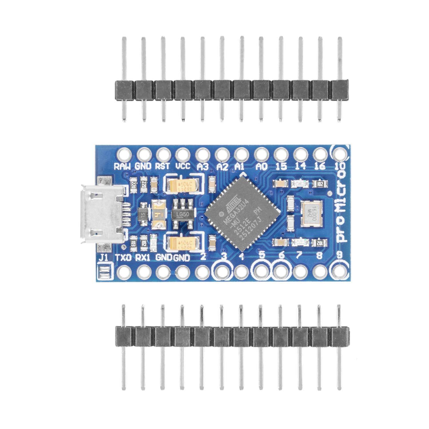 kompatibler Arduino Pro Micro mit Atmel Mega 32U4 Prozessor