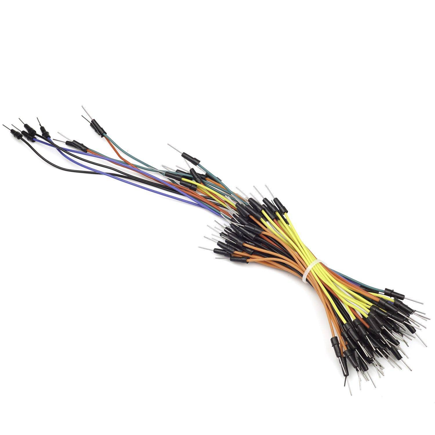 Jumper Kabel Kit / Set mit 65 Kabeln in 4 Längen für Breadboards