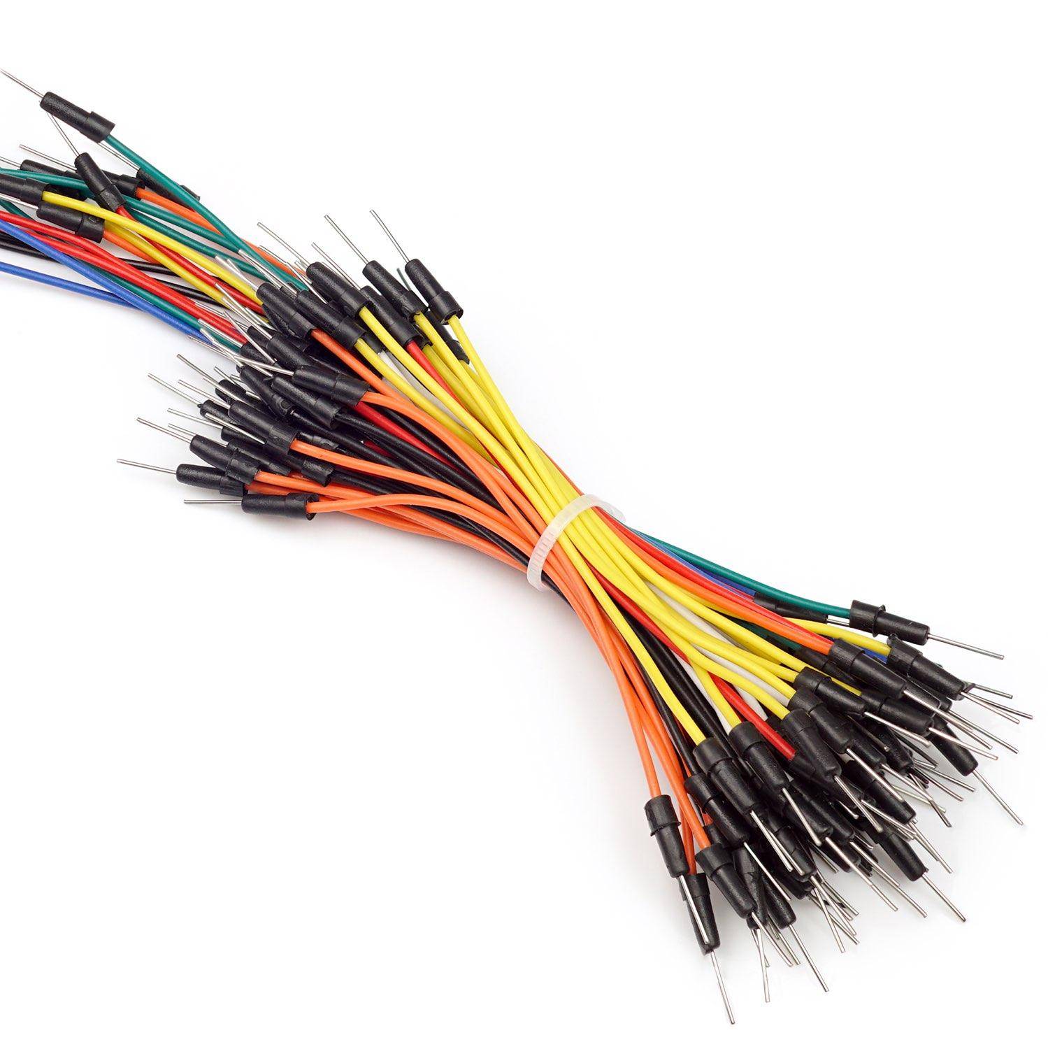 Jumper Kabel Kit / Set mit 65 Kabeln in 4 Längen für Breadboards