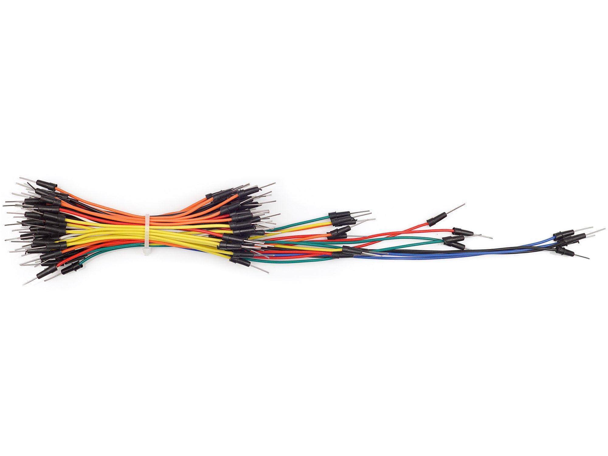 Jumper Kabel Kit / Set mit 65 Kabeln in 4 Längen für Breadboards