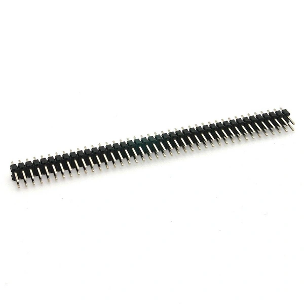 Stiftleiste, 2x 40-polig, RM 2,54, gerade Stiftleiste, 2x 40-polig, RM 2,54, gerade
