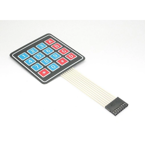 Membran Folientastatur 4x4 mit Klebeschicht Membran Folientastatur 4x4 mit Klebeschicht