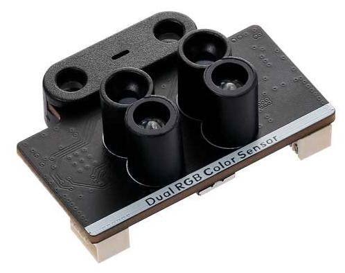 Makeblock mBuild Dualer RGB-Farbsensor, Farberkennung, Linienverfolgung, 515 mm Abstand, 70 mA