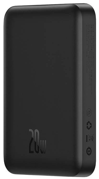 Baseus Magnetic Powerbank, MagSafe, USB-C, 10.000mAh, 20W, schwarz