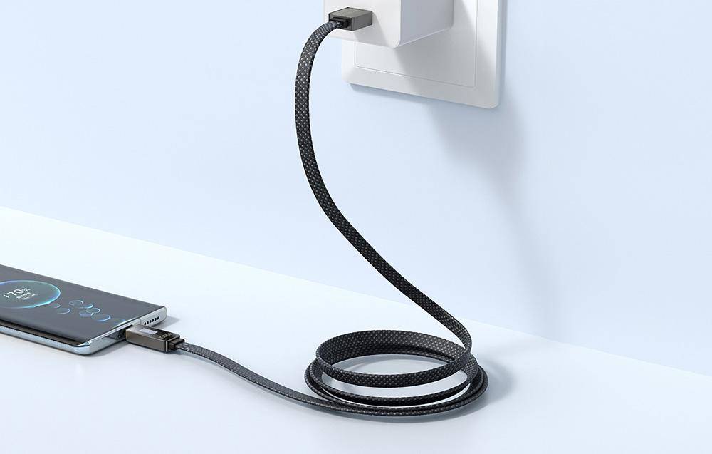 Mcdodo CA-4980 Rythm Cable, USB-A - USB-C Kabel mit LED Ladeanzeige, 100W, 1,2m, schwarz
