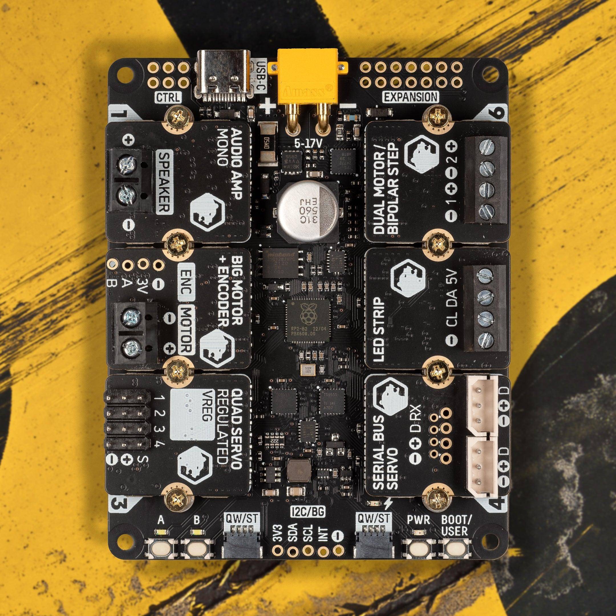 Pimoroni Yukon Nur Host, RP2040, 16MB Flash, XT30 15A, USB-C, MicroPython
