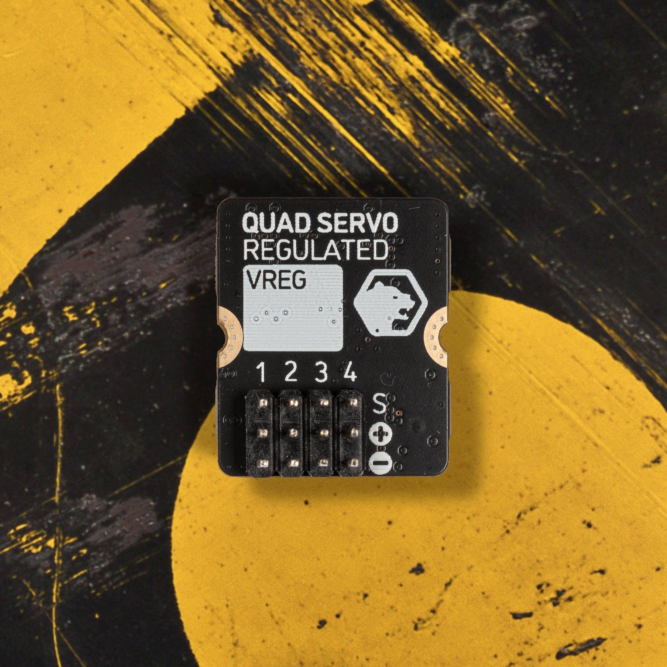 Pimoroni Yukon Quad Servomodul für 3 Pin Servos, reguliert