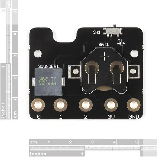 Kitronik MI:power Board V2 für BBC micro:bit, integrierter Summer, On-/Off-Schalter, CR2032, tragbar Kitronik MI:power Board V2 für BBC micro:bit, integrierter Summer, On-/Off-Schalter, CR2032, tragbar