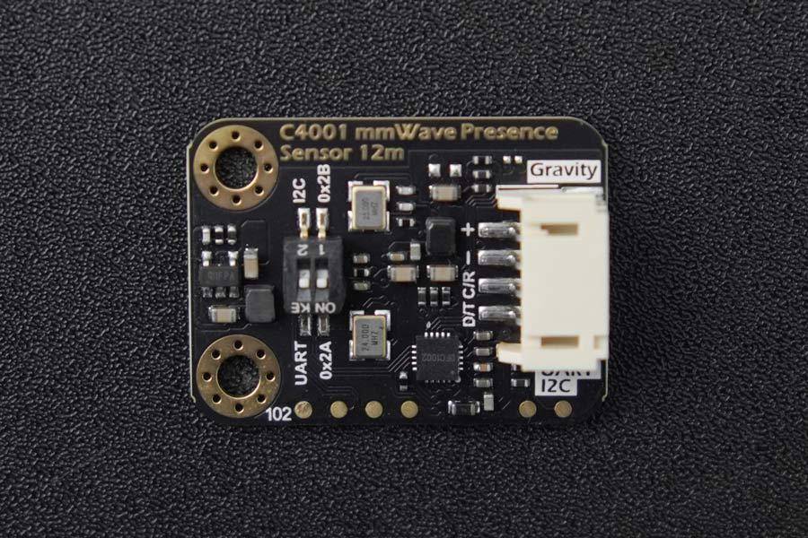 DFRobot mmWave-C4001, 24GHz Präsenz- und Bewegungserkennungs-Sensor, 3.3/5V, 12m Reichweite, FMCW