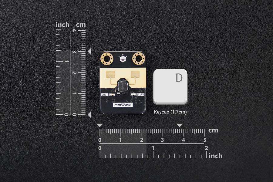 DFRobot mmWave-C4001, 24GHz Präsenz- und Bewegungserkennungs-Sensor, 3.3/5V, 12m Reichweite, FMCW