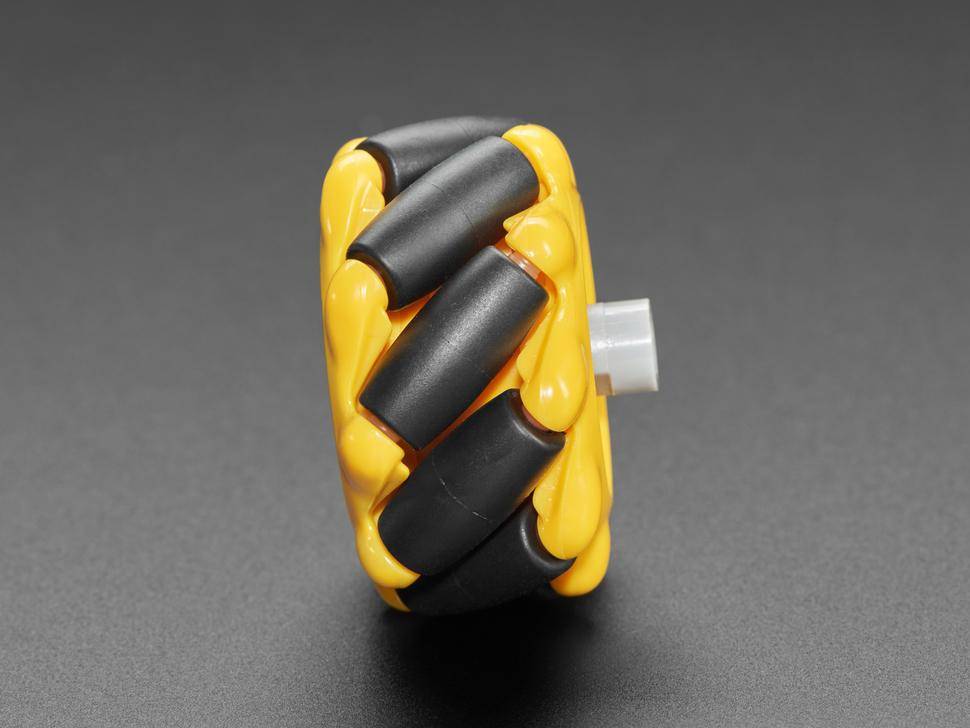 Adafruit Mecanum-Räder Set, Links & Rechts, 48mm, LEGO & TT-Motor-kompatibel, omnidirektional, grip