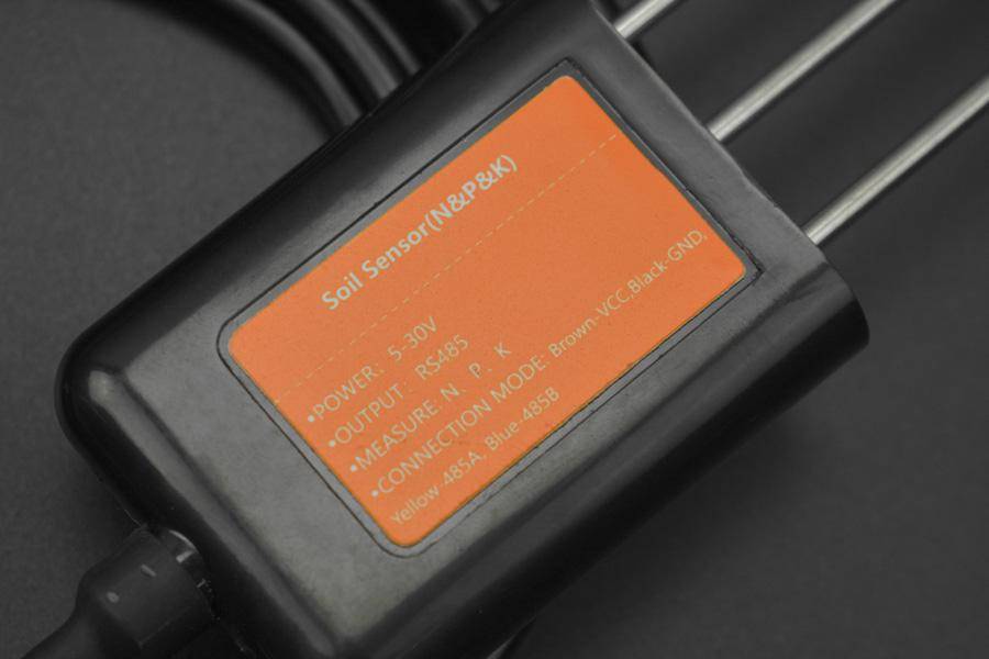 DFRobot RS485 NPK Bodennährstoff-Sensor, Stickstoff, Phosphor, Kalium, für Arduino, IP68, 5-30V