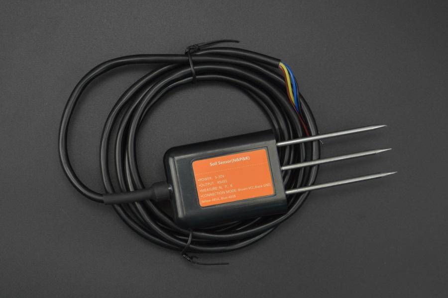 DFRobot RS485 NPK Bodennährstoff-Sensor, Stickstoff, Phosphor, Kalium, für Arduino, IP68, 5-30V