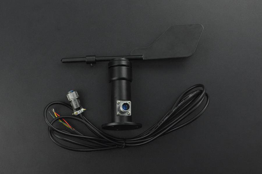 DFRobot RS485 Windfahnen-Richtungssensor, RS485, Hall-Sensor, Aluminiumgehäuse, 360° Messung, 7-24V